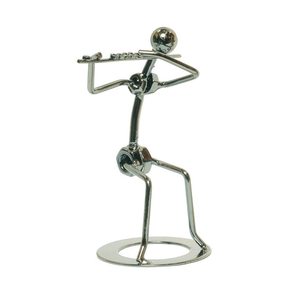 Big Band Metal Figurine (Flute Player)