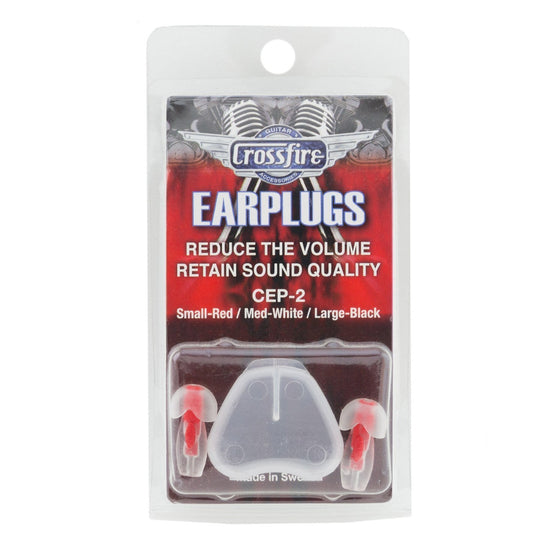 Crossfire Deluxe Earplugs (Small Red)