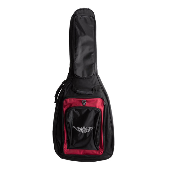 Crossfire Deluxe Padded Dreadnought Acoustic Guitar Gig Bag (Black)