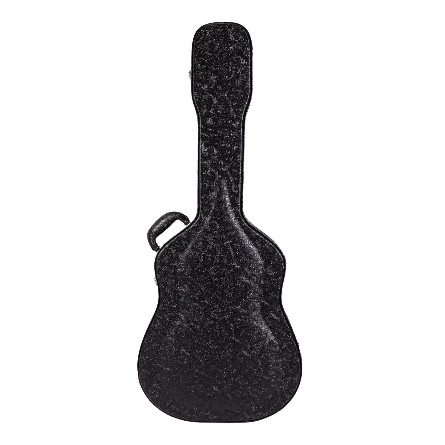 Crossfire Deluxe Shaped 12-String Acoustic Guitar Hard Case (Paisley Black)