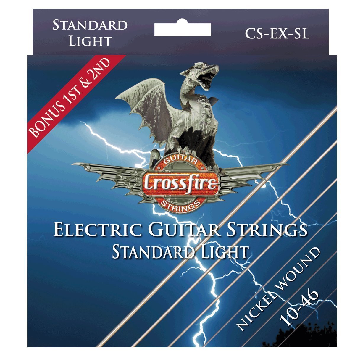 Crossfire Light Electric Guitar Strings (10-46)