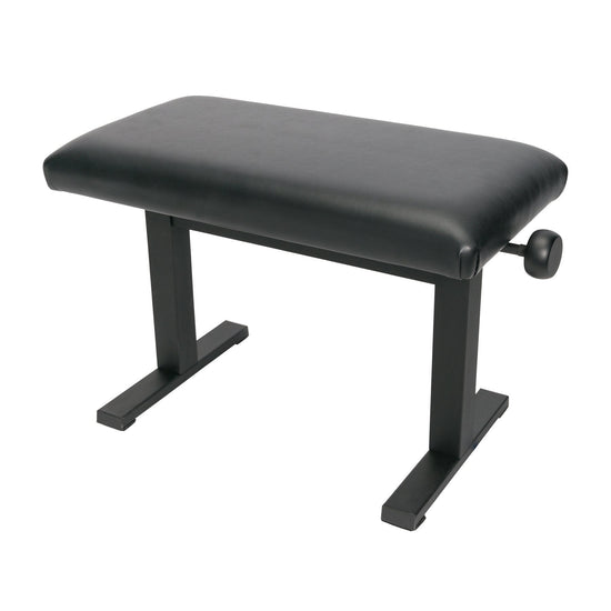 Crown Hydraulic Height Adjustable Piano Stool (Black)