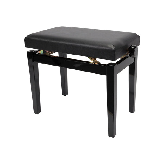 Crown Standard Height Adjustable Piano Stool (Black)