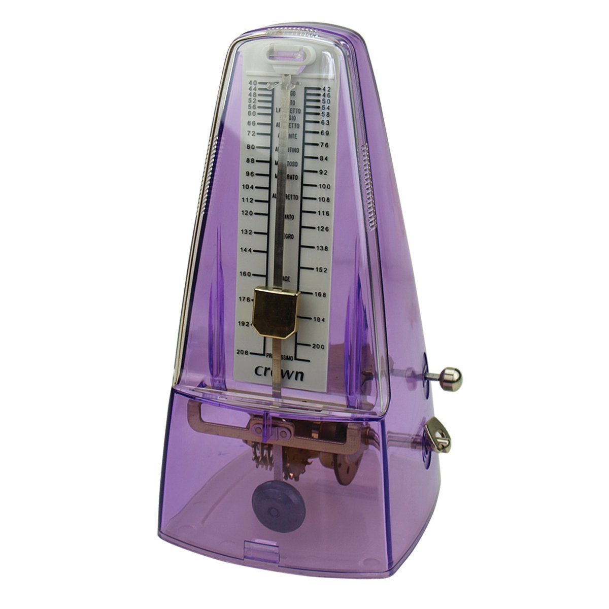 Crown Traditional Metronome (Transparent Purple)