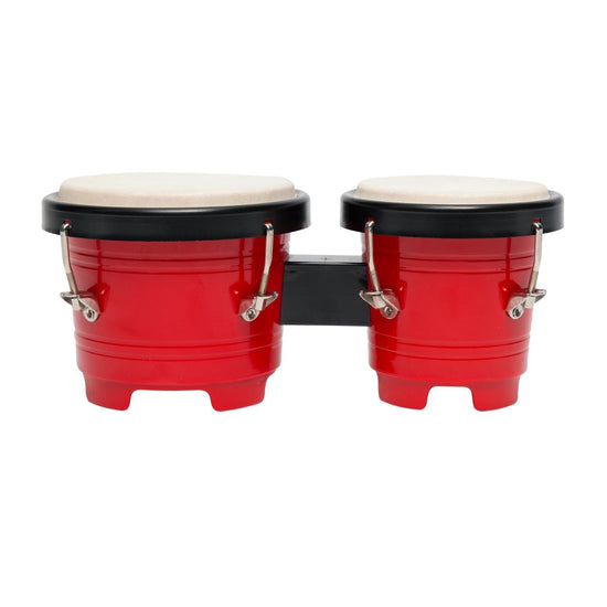 Drumfire 4" and 5" ABS Tuneable Bongos (Red)