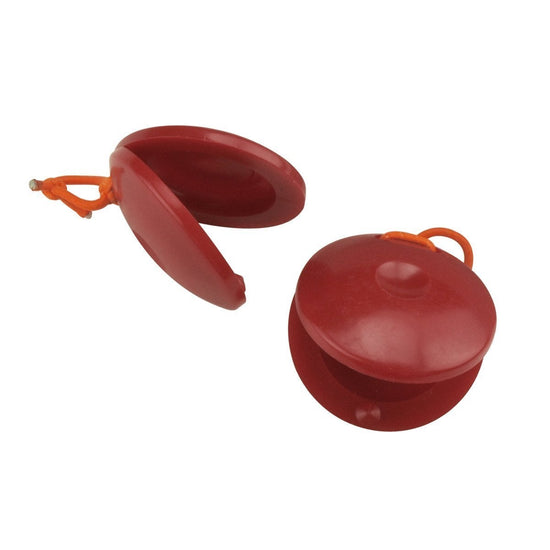 Drumfire Finger Castanets Plastic (Red)