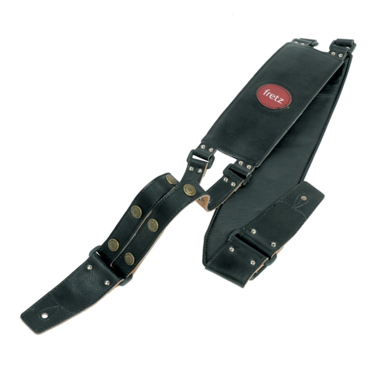 Fretz Leather-Look Adjustable Guitar Strap (Bikers Dream)