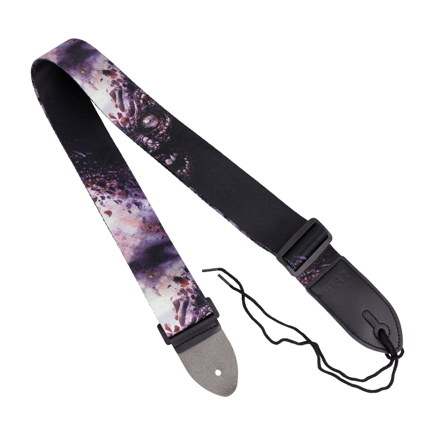 Load image into Gallery viewer, Fretz Polyester Printed Guitar Strap (Skull)
