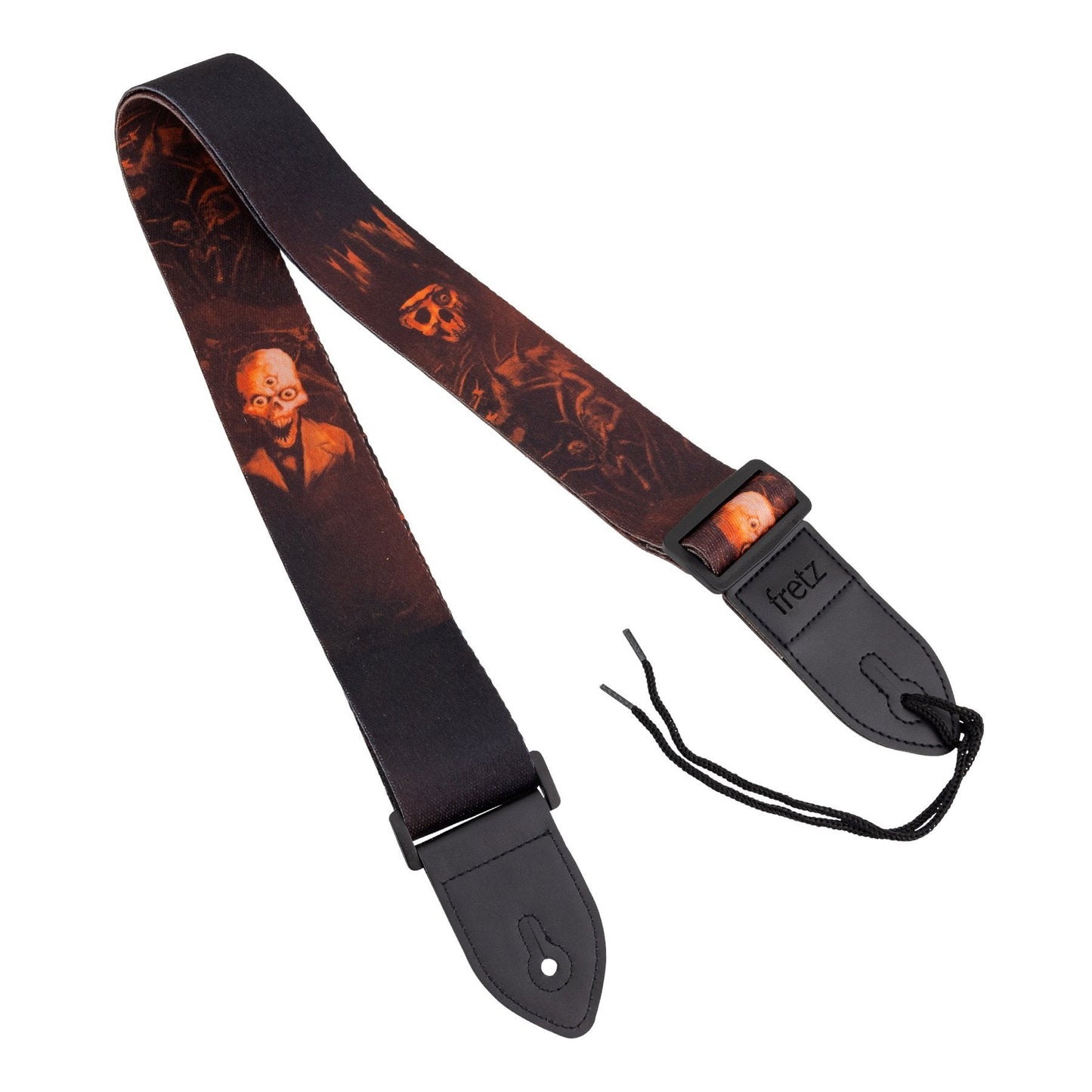 Fretz Polyester Printed Guitar Strap (Smokey Skull)