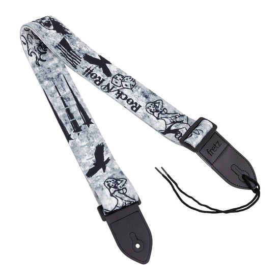 Fretz Printed Cotton Guitar Strap (Noise)