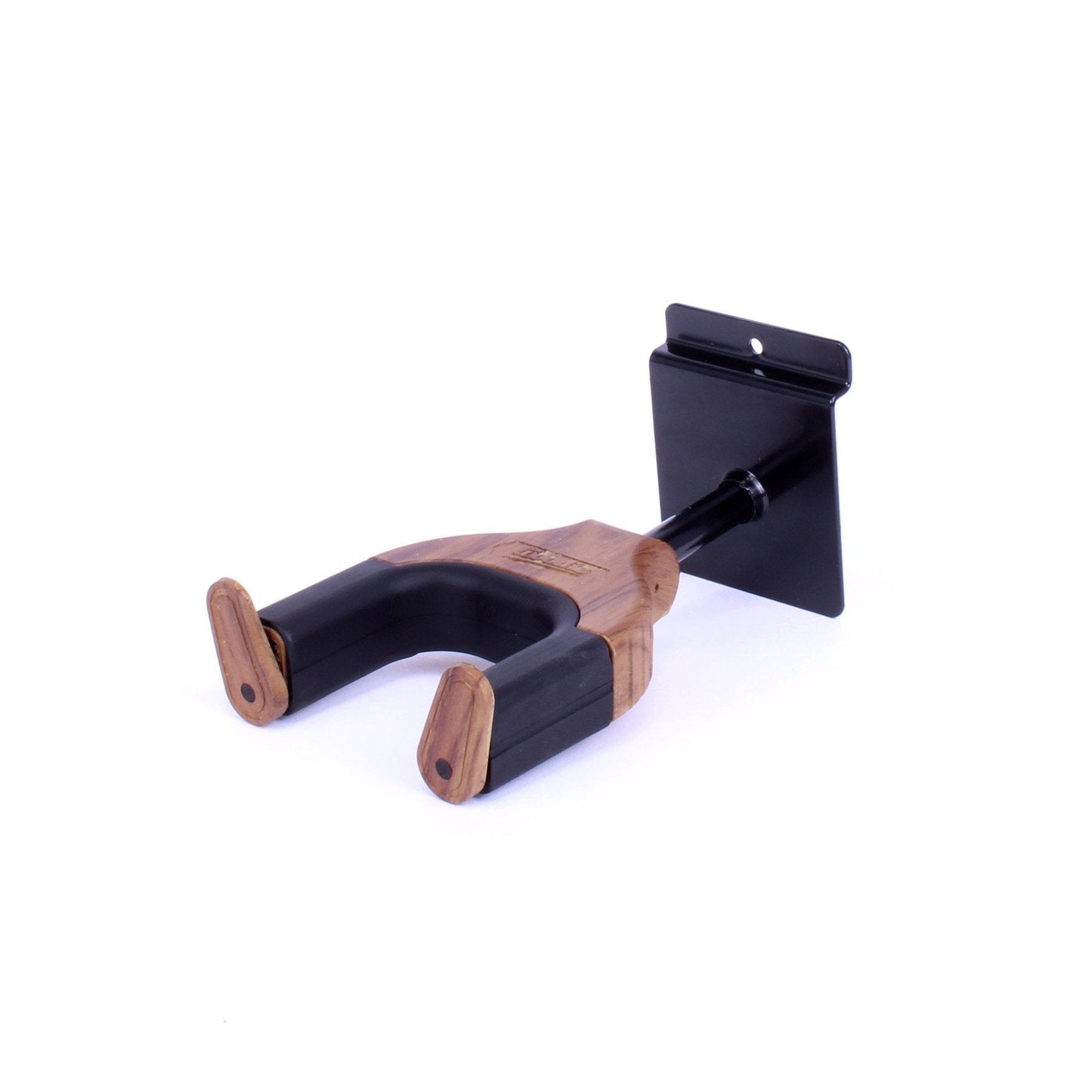 Fretz 'Woodie' Short Self-Securing Slatwall Guitar Hanger (Mahogany)