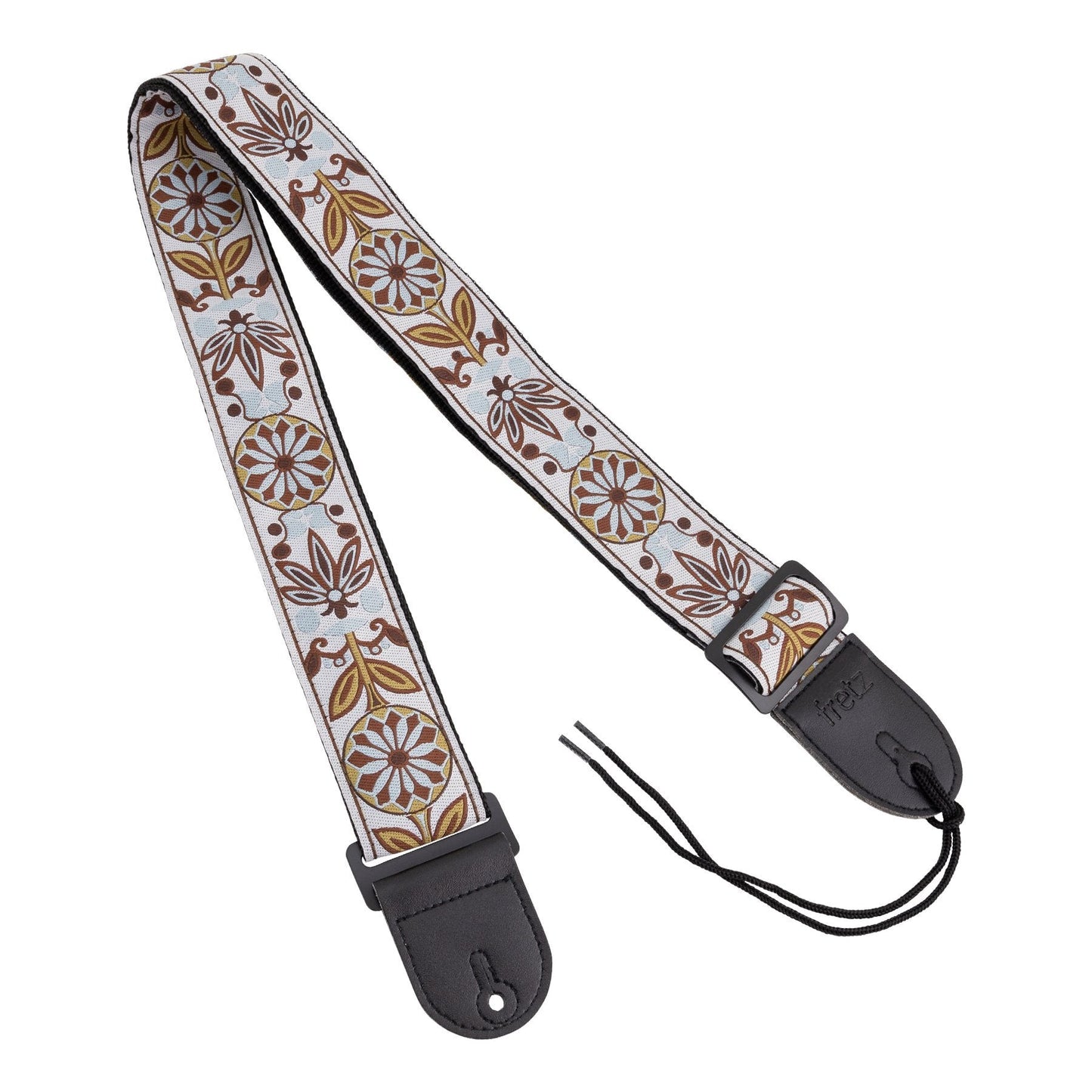 Fretz Woven Jacquard Polyster Guitar Strap (Harvest)