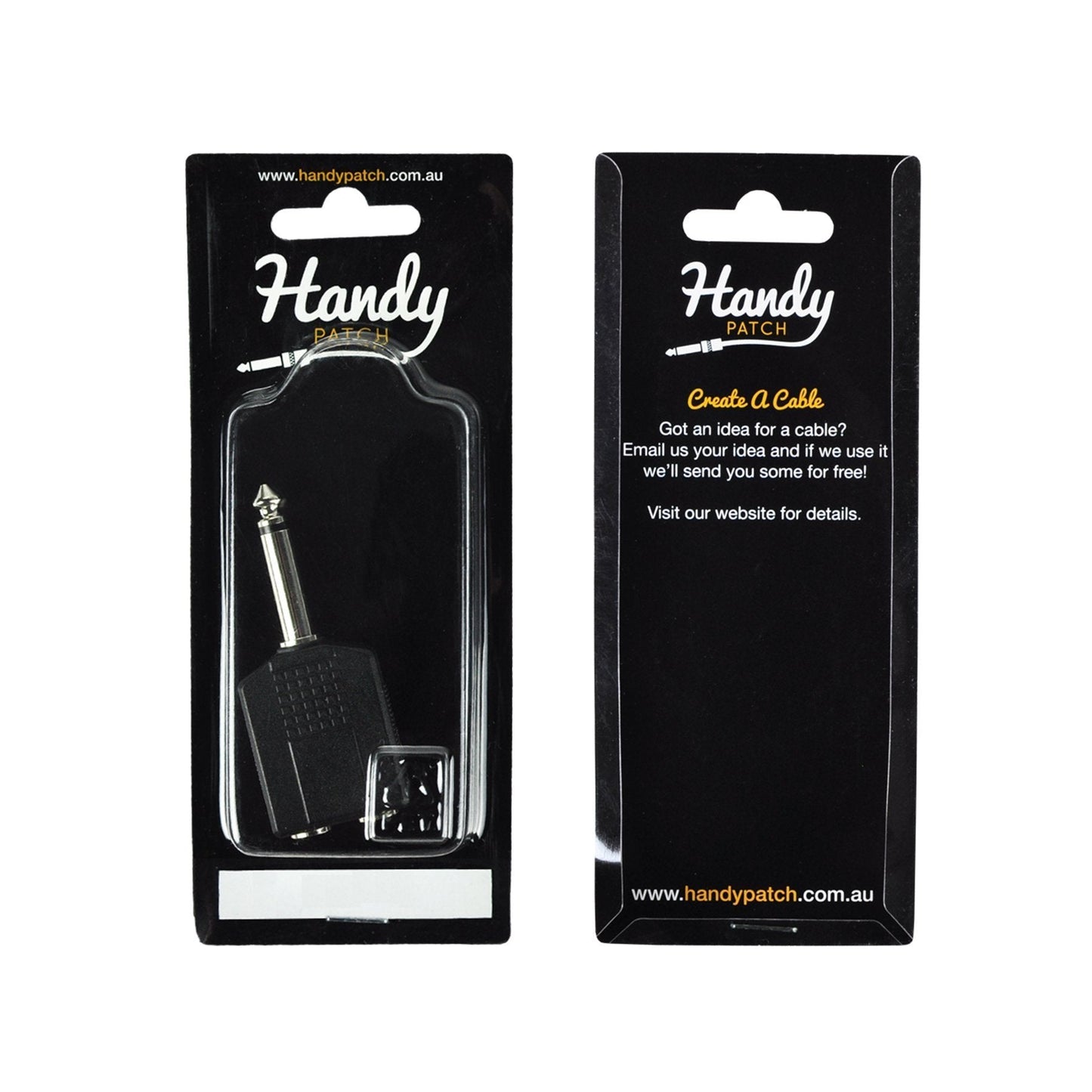 Handy Patch Dual Female Mono to Male Mono 1/4" Adaptor