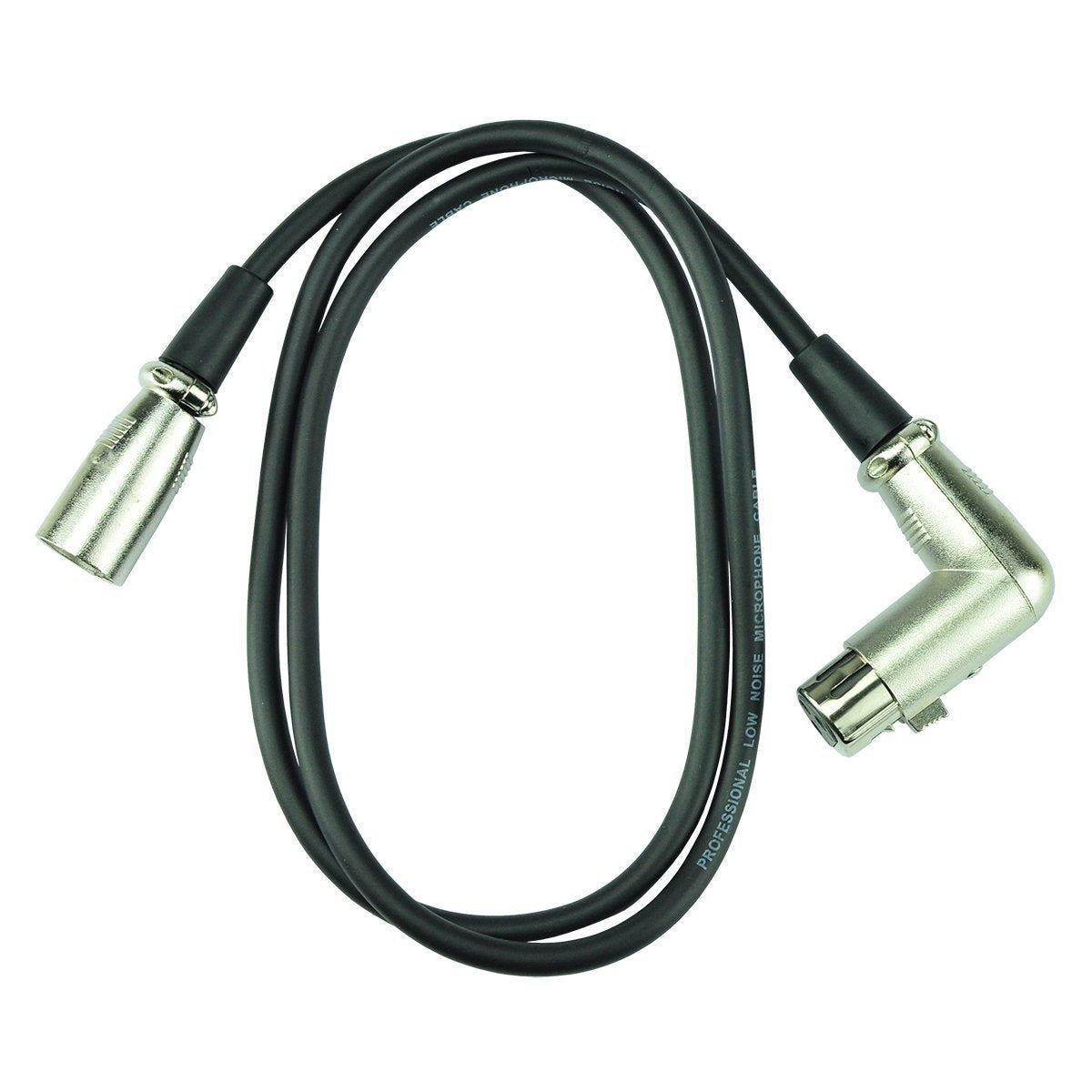 Professional Microphone Cable with Male Female XLR connectors 1m