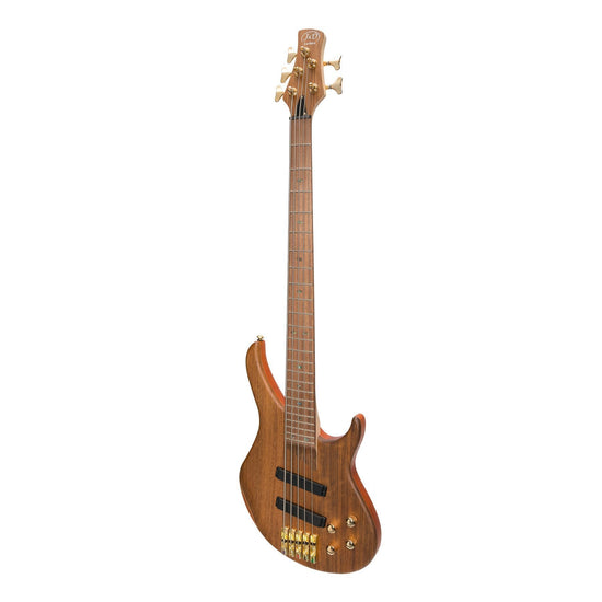 J&D Luthiers '21 Series' 5-String Contemporary Active Electric Bass Guitar (Natural Satin)