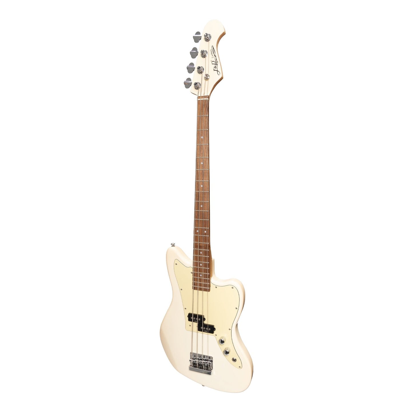 J&D Luthiers 4-String JM-Style Electric Bass Guitar (Cream)