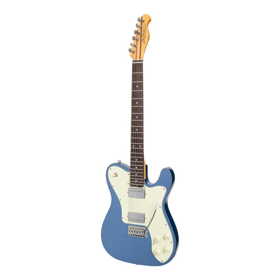 J&D Luthiers Deluxe TE-Style Electric Guitar (Metallic Blue)