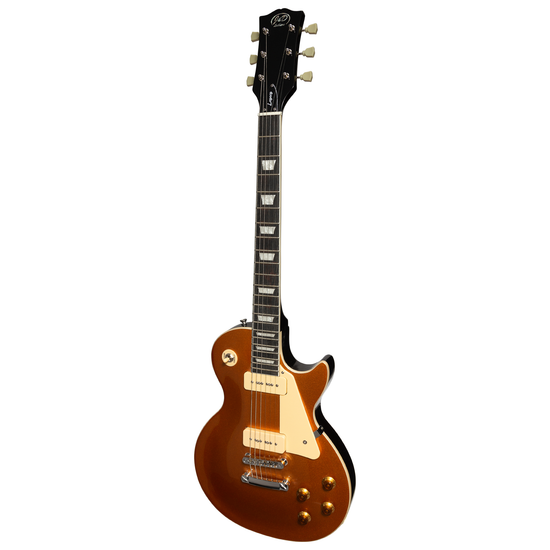 J&D Luthiers LP-Style '56 P-90 Electric Guitar (Gold Top)