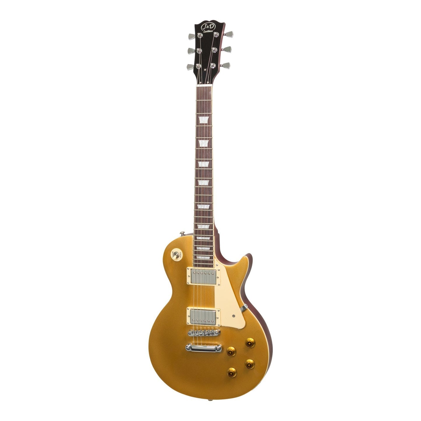 J&D Luthiers LP-Style Electric Guitar (Gold Top)