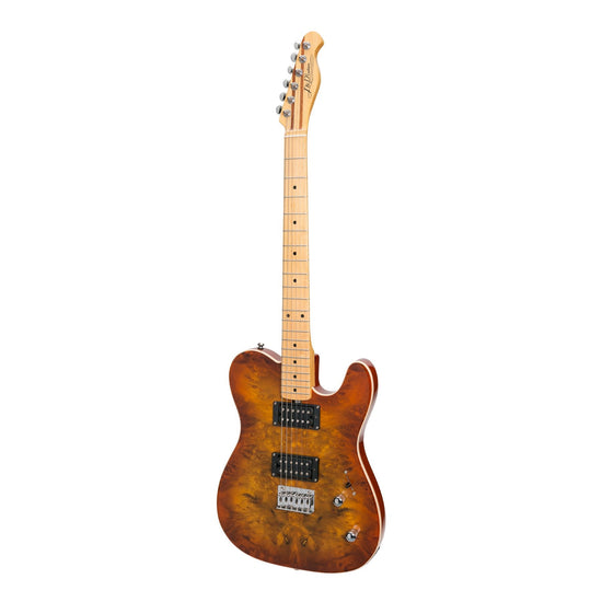 J&D Luthiers TE-Style Electric Guitar (Honey Burst)
