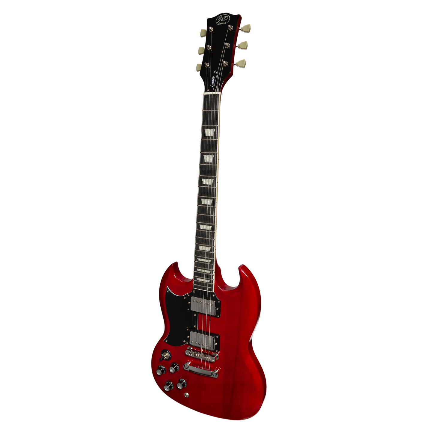 J&D SGL-Style Electric Guitar Left Handed (Cherry Red)