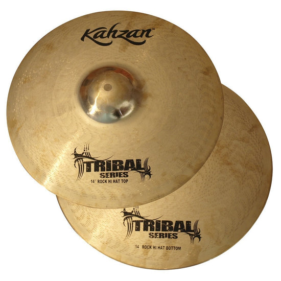 Kahzan 'Tribal Series' Rock Hi-Hat Cymbals (14")