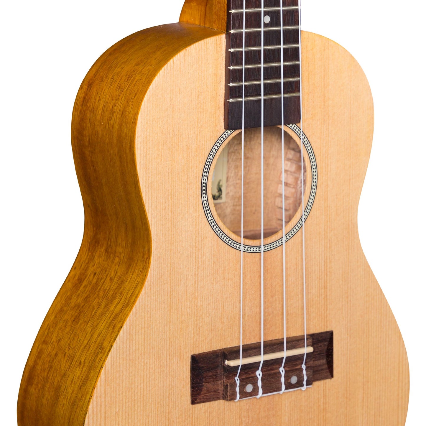 Mojo SA30 Spruce and Acacia Electric Concert Ukulele (Natural Satin)