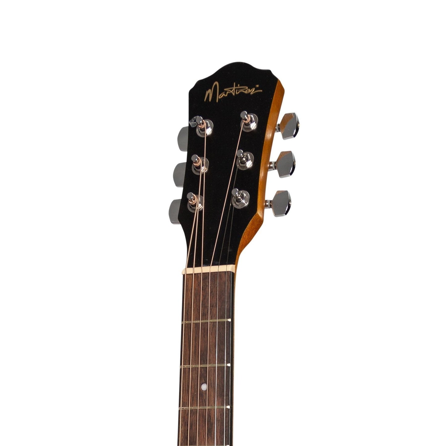 Martinez '41 Series' Folk Size Acoustic Guitar Pack with Built-in Tuner (Koa)