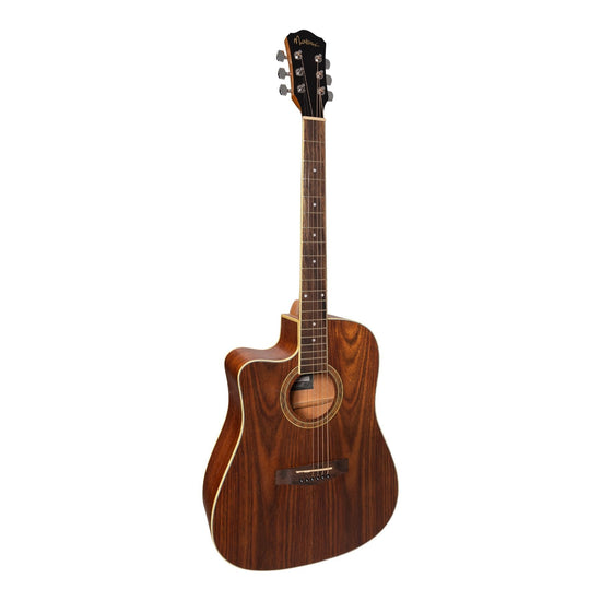 Martinez '41 Series' Left Handed Dreadnought Cutaway Acoustic-Electric Guitar (Rosewood)