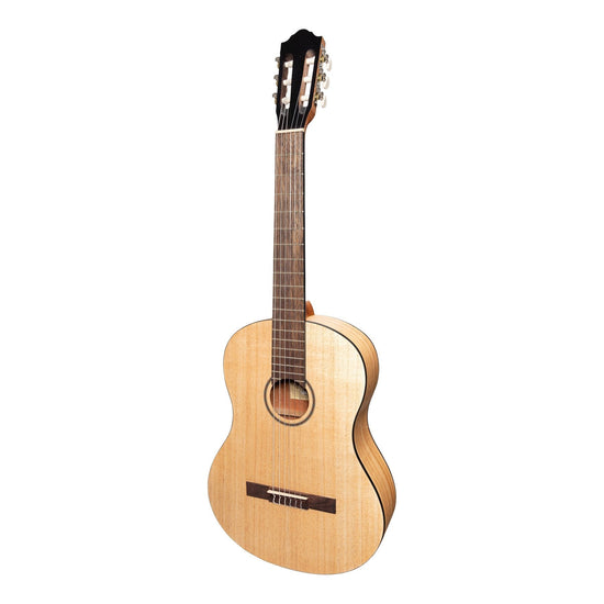 Martinez Full Size Student Classical Guitar with Built In Tuner (Mindi-Wood)