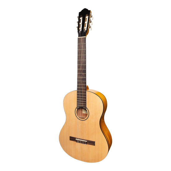 Martinez Full Size Student Classical Guitar with Built In Tuner (Spruce/Koa)