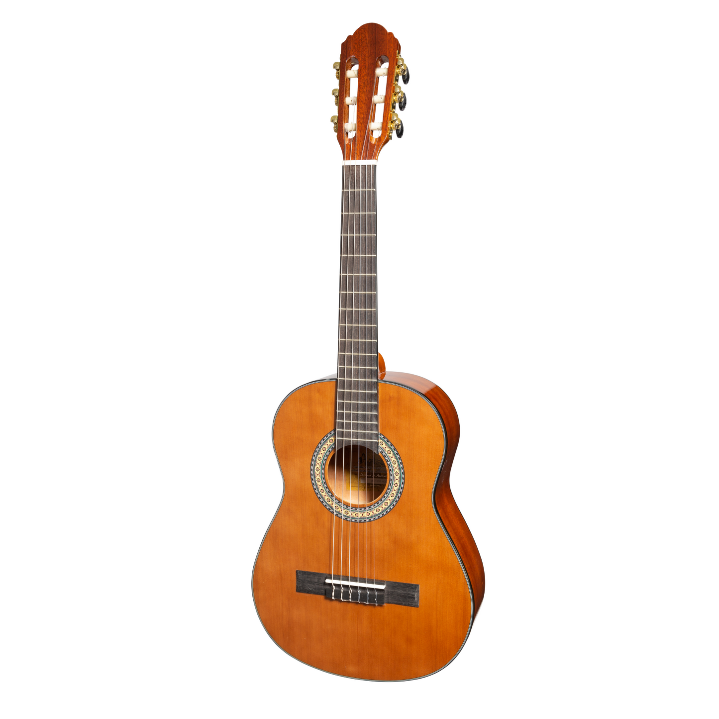 Martinez G-Series 1/2 Size Student Classical Guitar with Built In Tuner (Natural-Gloss)