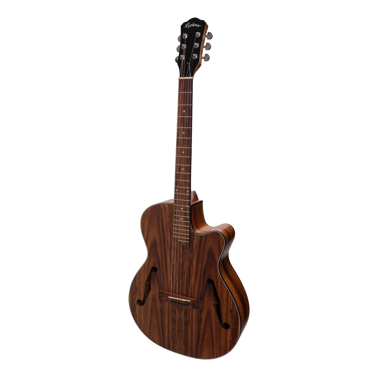 Load image into Gallery viewer, Martinez Jazz Hybrid Acoustic-Electric Small Body Cutaway Guitar (Rosewood)
