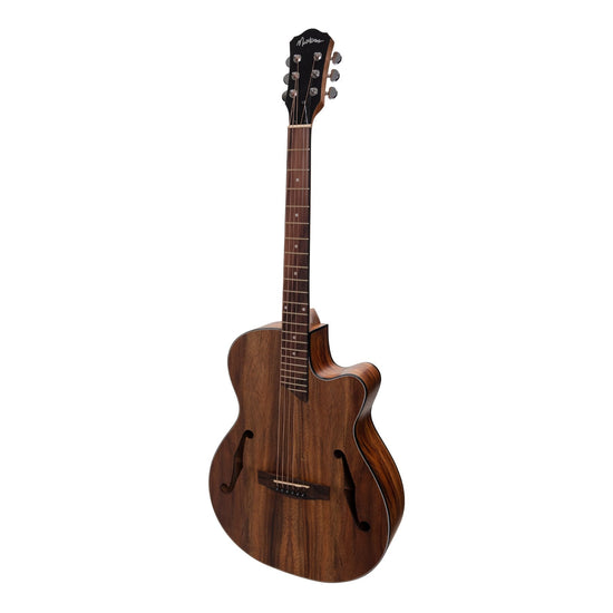 Martinez Jazz Hybrid Acoustic Small Body Cutaway Guitar (Rosewood)
