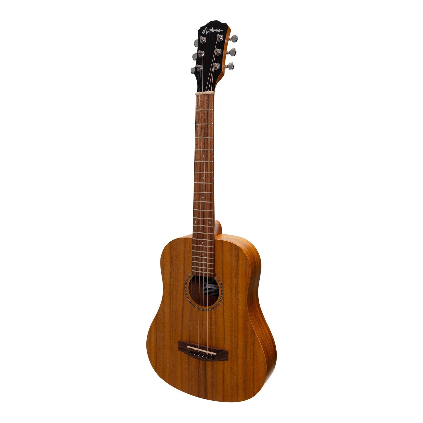 Martinez Left Handed Acoustic Babe Traveller Guitar (Koa)