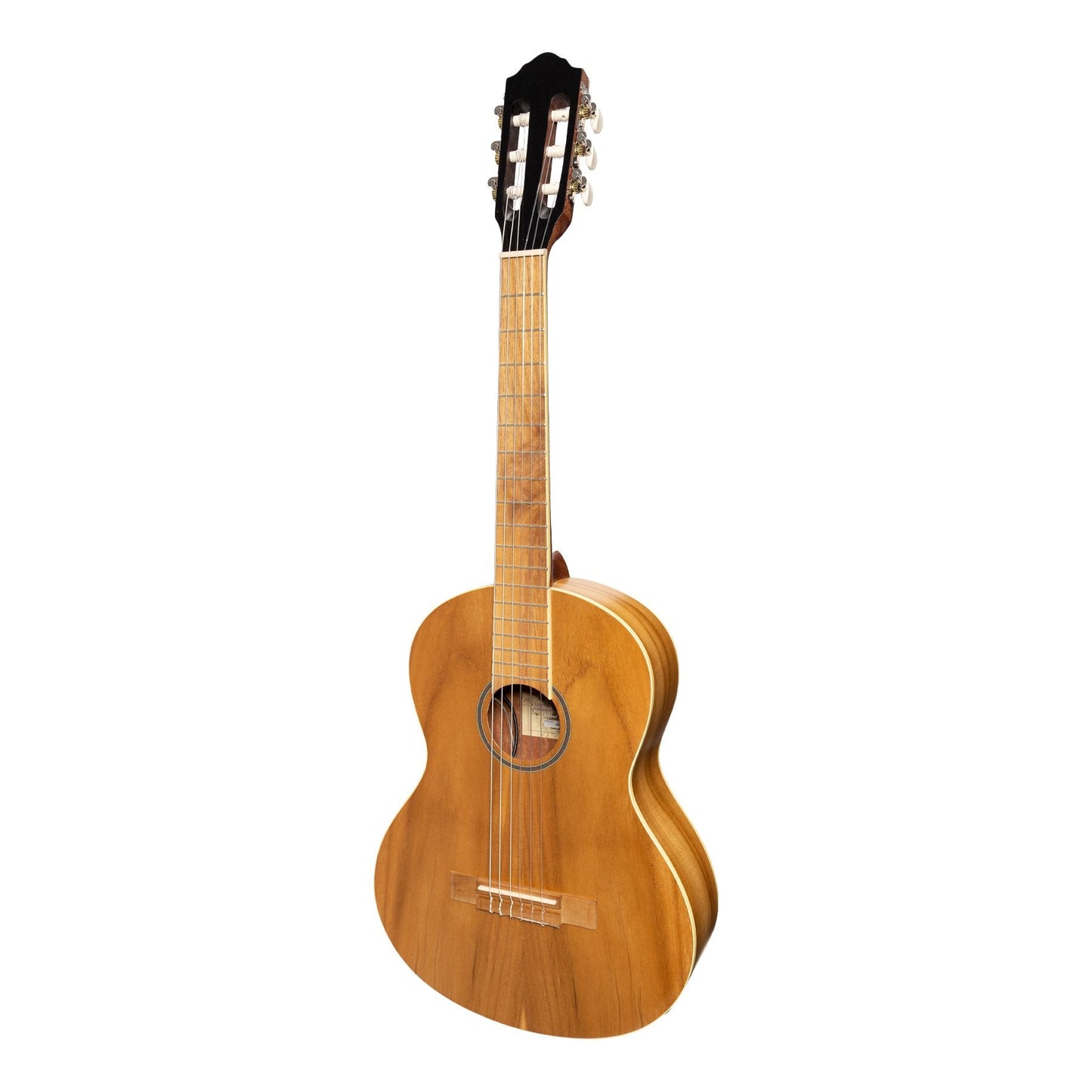 Martinez 'Slim Jim' 3/4 Size Electric Classical Guitar with Pickup/Tuner (Jati-Teakwood)