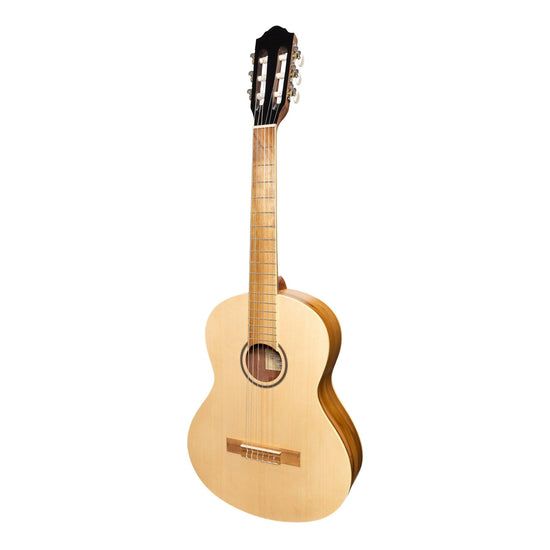 Martinez 'Slim Jim' 3/4 Size Student Classical Guitar with Built In Tuner (Spruce/Jati-Teakwood)