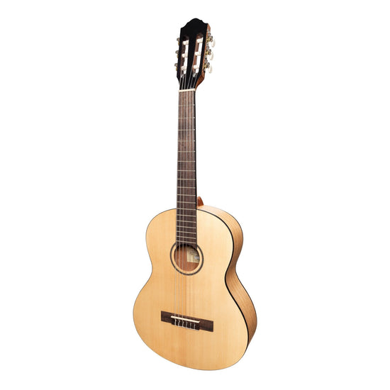 Martinez 'Slim Jim' 3/4 Size Student Classical Guitar with Built In Tuner (Spruce/Mahogany)