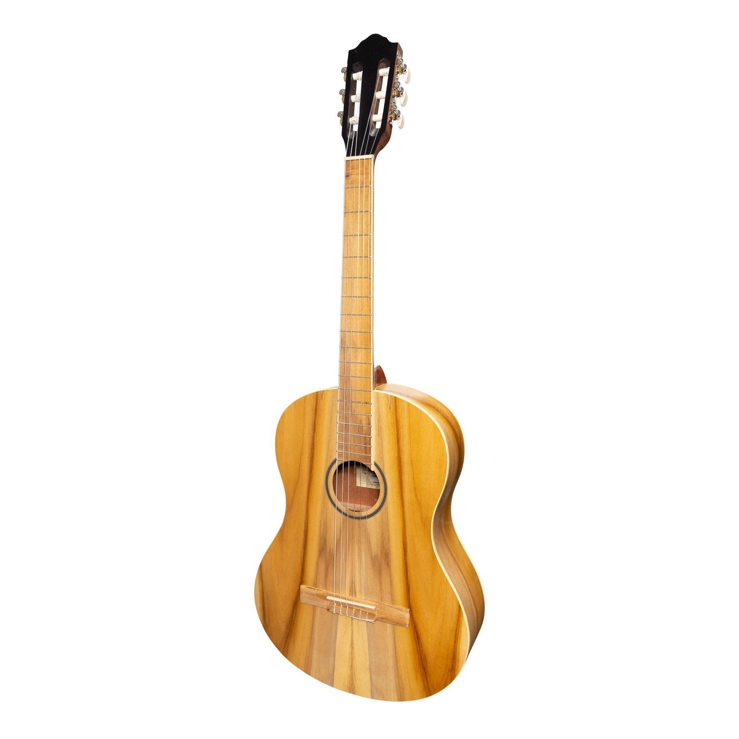 Martinez 'Slim Jim' Full Size Student Classical Guitar with Built In Tuner (Jati-Teakwood)