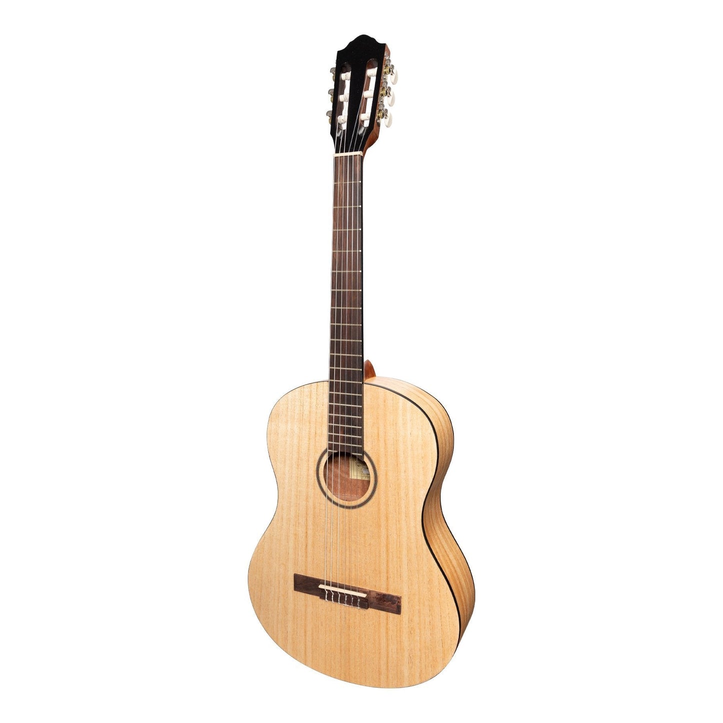 Martinez 'Slim Jim' Full Size Student Classical Guitar with Built In Tuner (Mindi-Wood)