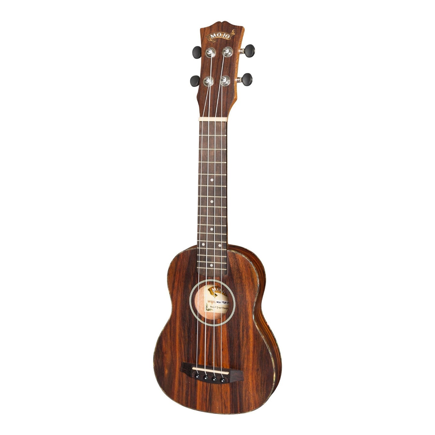 Mojo 'T5 Series' All Rosewood Thinline Electric Soprano Ukulele (Natural Satin)