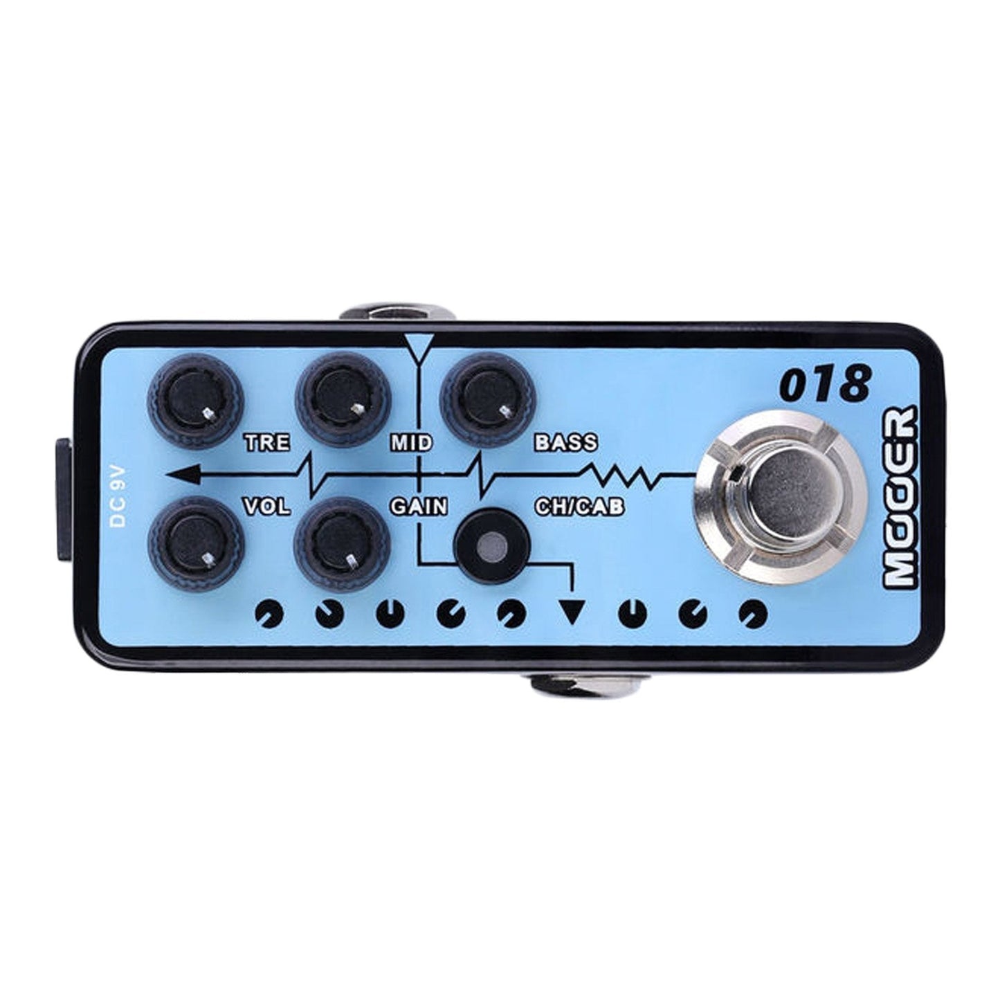 Mooer 'Custom 100 018' Digital Micro Preamp Guitar Effects Pedal