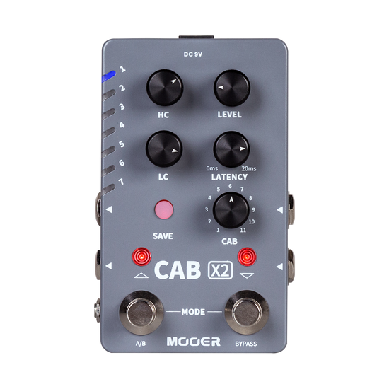 Mooer Dual Footswitch Cabinet Simulator X2 Guitar Effects Pedal