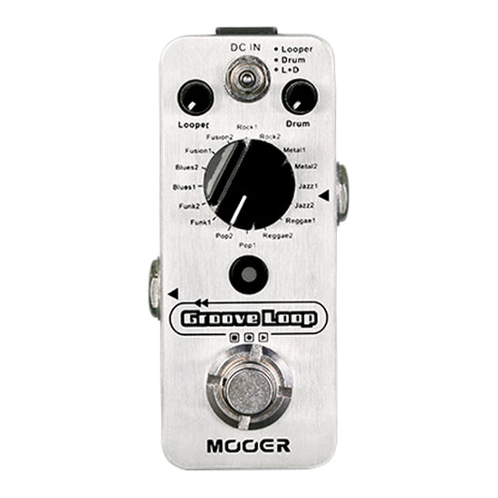 Mooer 'Groove Loop' Drum Machine & Looper Micro Guitar Effects Pedal