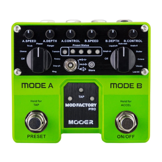 Load image into Gallery viewer, Mooer &amp;#39;Mod Factory Pro&amp;#39; Modulation Dual Guitar Effects Pedal
