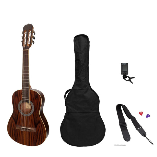 Sanchez 1/2 Size Student Classical Guitar Pack (Rosewood)