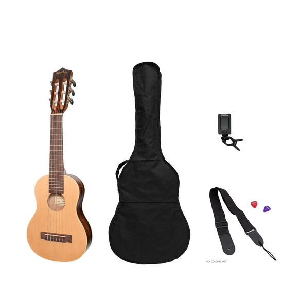 Sanchez 1/4 Size Student Classical Guitar Pack (Spruce/Rosewood)