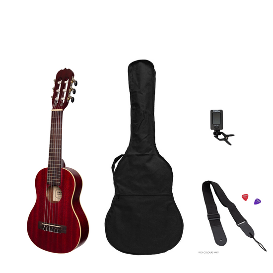 Sanchez 1/4 Size Student Classical Guitar Pack (Wine Red)