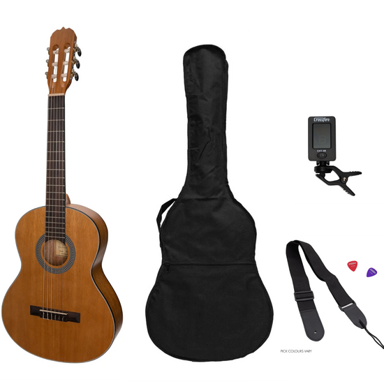 Sanchez 3/4 Size Student Classical Guitar Pack (Acacia)