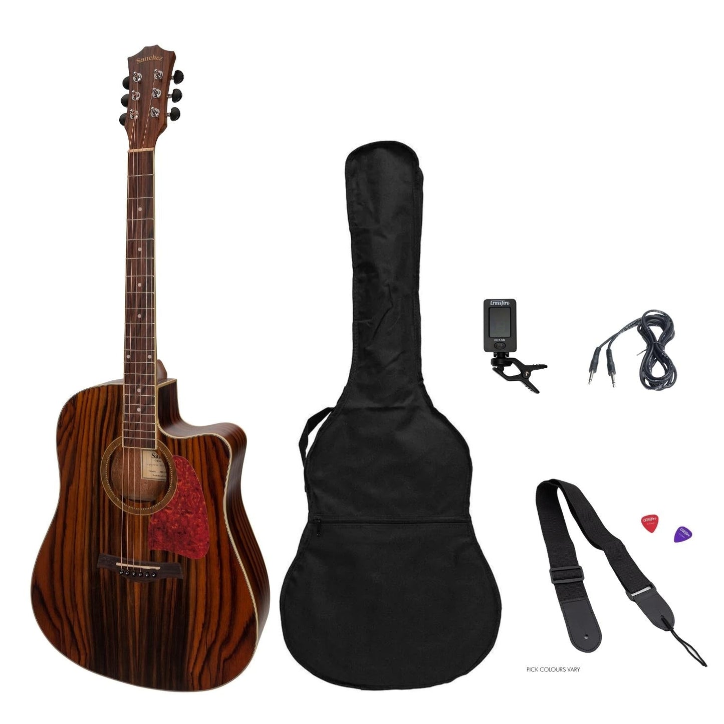Sanchez dreadnought acoustic guitar discount